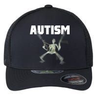 Autism Skeleton Meme Flexfit Unipanel Trucker Cap