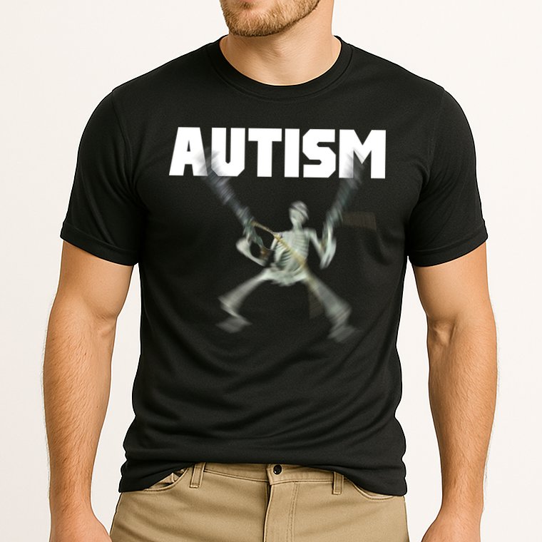 Autism Skeleton Meme Performance Shirt
