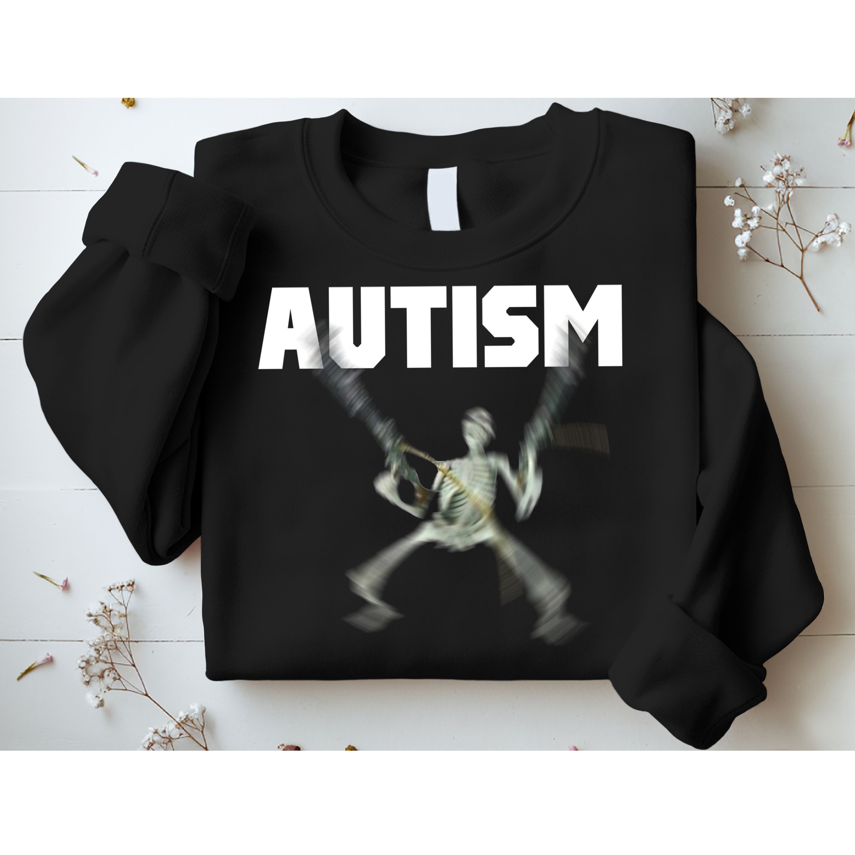 Autism Skeleton Meme Sweatshirt