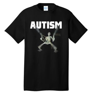 Autism Skeleton Meme Tall T-Shirt