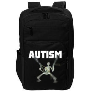 Autism Skeleton Meme Impact Tech Backpack