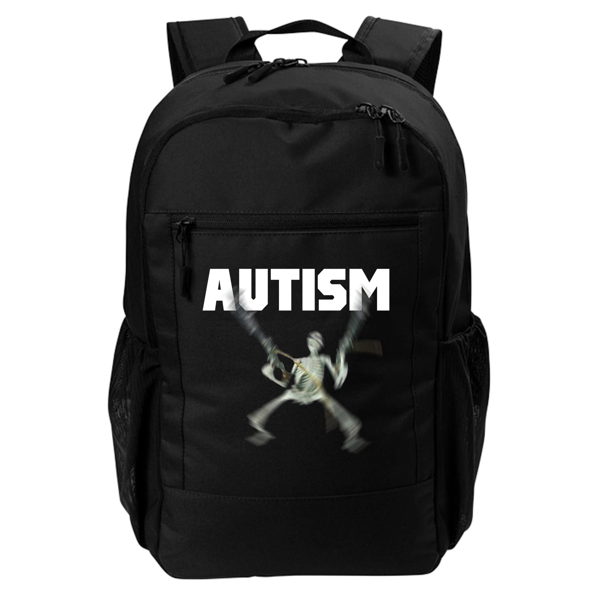 Autism Skeleton Meme Backpack