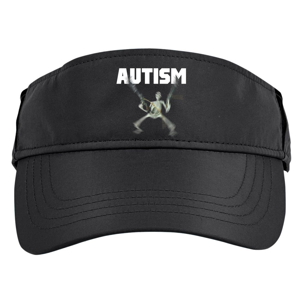 Autism Skeleton Meme Adult Drive Performance Visor