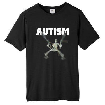 Autism Skeleton Meme Tall Fusion ChromaSoft Performance T-Shirt