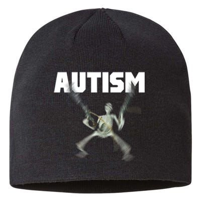 Autism Skeleton Meme Sustainable Beanie