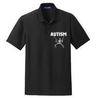 Autism Skeleton Meme Dry Zone Grid Polo