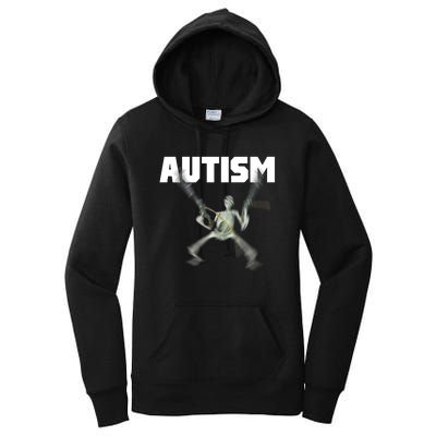 Autism Skeleton Meme Women's Pullover Hoodie