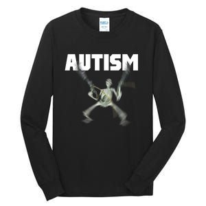 Autism Skeleton Meme Tall Long Sleeve T-Shirt