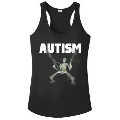 Autism Skeleton Meme Ladies PosiCharge Competitor Racerback Tank