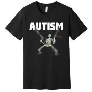 Autism Skeleton Meme Premium T-Shirt