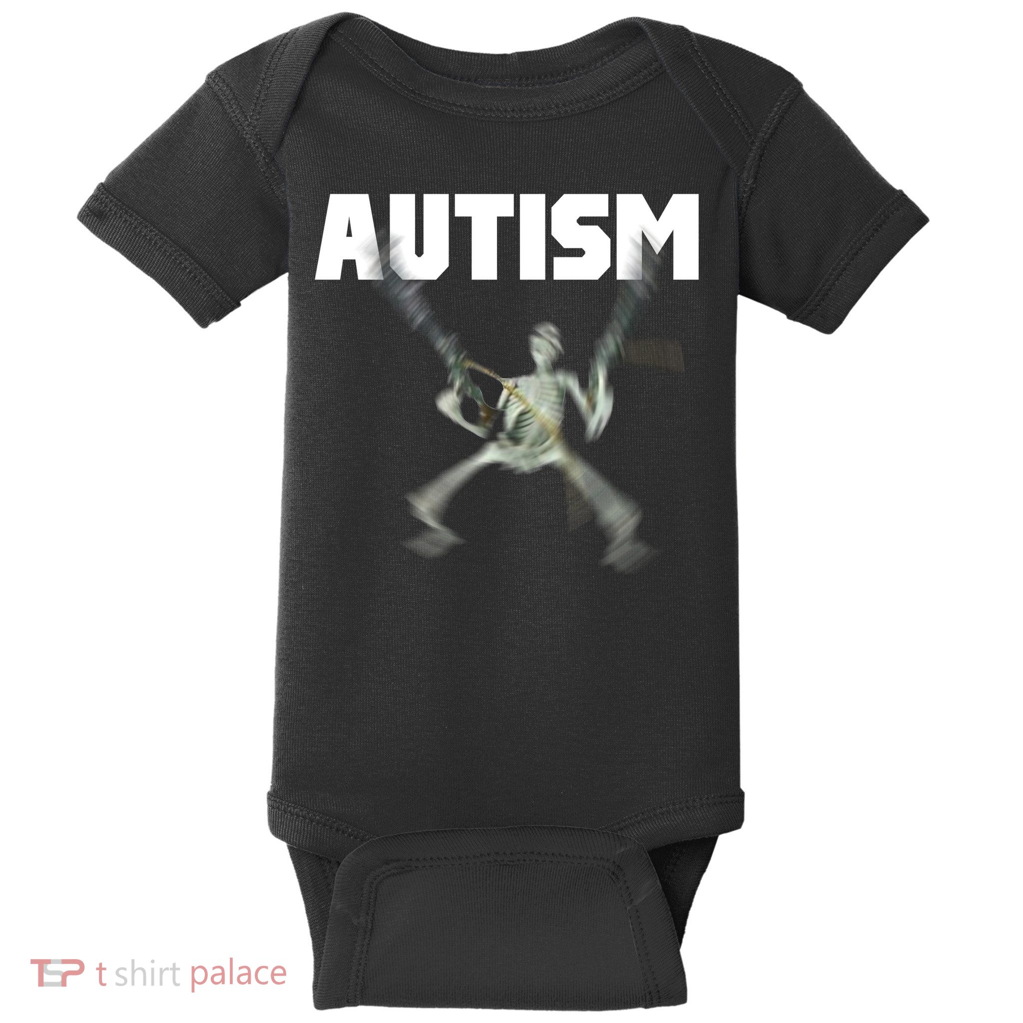 Autism Skeleton Meme Baby Bodysuit