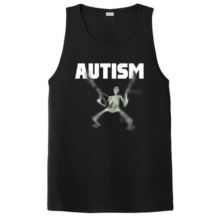 Autism Skeleton Meme PosiCharge Competitor Tank