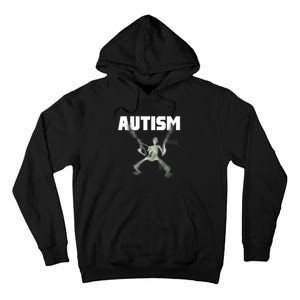 Autism Skeleton Meme Tall Hoodie