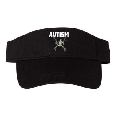 Autism Skeleton Meme Valucap Bio-Washed Visor