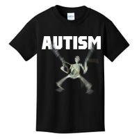 Autism Skeleton Meme Kids T-Shirt