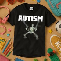 Autism Skeleton Meme Kids T-Shirt