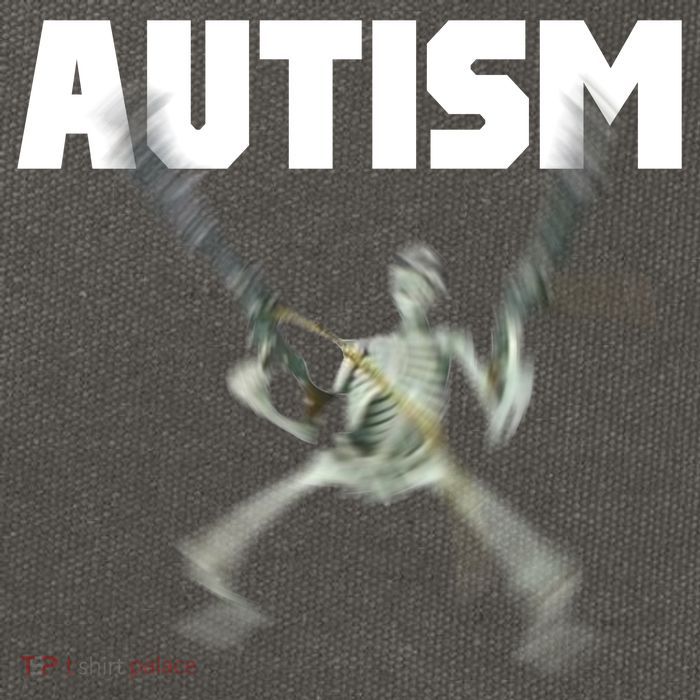 Autism Skeleton Meme Cotton Canvas Backpack
