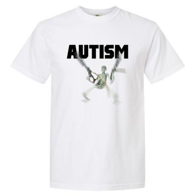 Autism Skeleton Meme Garment-Dyed Heavyweight T-Shirt