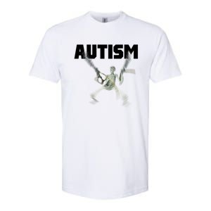 Autism Skeleton Meme Softstyle CVC T-Shirt