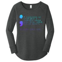 A Semicolon My Story IsnT Over Suicide Prevention Women's Perfect Tri Tunic Long Sleeve Shirt