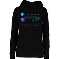 A Semicolon My Story IsnT Over Suicide Prevention Womens Funnel Neck Pullover Hood