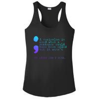 A Semicolon My Story IsnT Over Suicide Prevention Ladies PosiCharge Competitor Racerback Tank