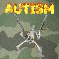 Autism Skeleton Meme Funny Legacy Tie Dye Trucker Hat