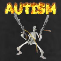 Autism Skeleton Meme Funny 15oz Campfire Ceramic Mug