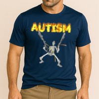 Autism Skeleton Meme Funny Performance Shirt