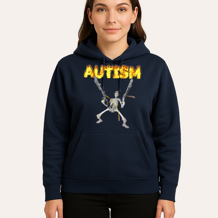 Autism Skeleton Meme Funny Hoodie
