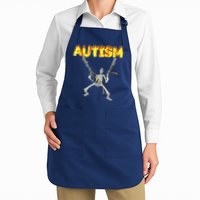 Autism Skeleton Meme Funny Apron