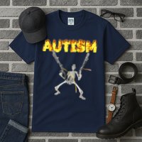 Autism Skeleton Meme Funny Tall T-Shirt