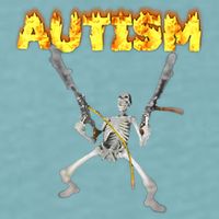 Autism Skeleton Meme Funny Sueded Cloud Jersey T-Shirt