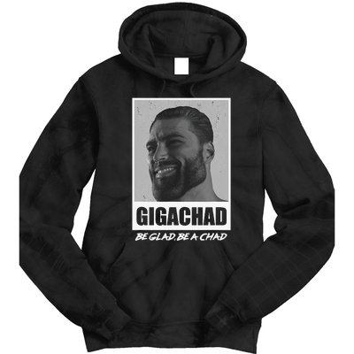 Average Sigma Male GigaChad Meme Tie Dye Hoodie