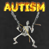 Autism Skeleton meme T-Shirt Cool Comfort Performance Bucket Hat
