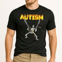 Autism Skeleton meme T-Shirt Cooling Performance Crew T-Shirt