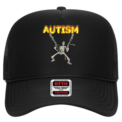 Autism Skeleton meme T-Shirt Trucker Hat