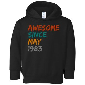 Awesome Since May 1983 Toddler Hoodie