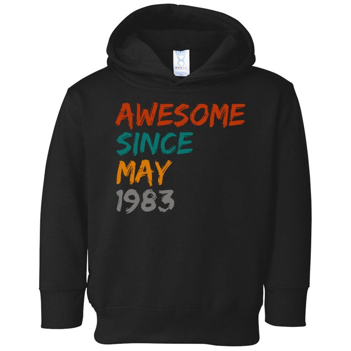 Awesome Since May 1983 Toddler Hoodie