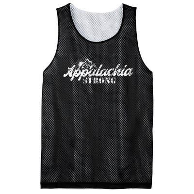 Appalachia Strong Mountain Silhouette Typography Mesh Reversible Basketball Jersey Tank