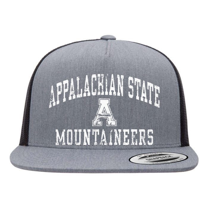 APP STATE MOUNTAINEERS APP MERCH 17 Flat Bill Trucker Hat