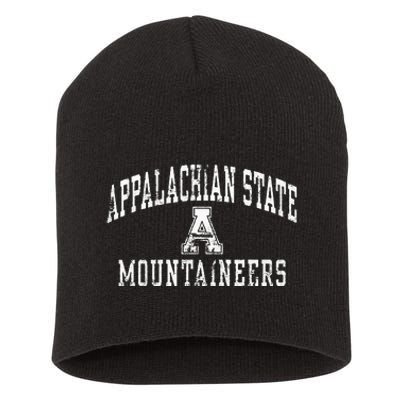 APP STATE MOUNTAINEERS APP MERCH 17 Short Acrylic Beanie