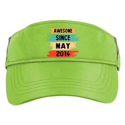 Awesome Since March 2014 Vintage 8 Gift Adult Drive Performance Visor