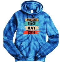 Awesome Since March 2014 Vintage 8 Gift Tie Dye Hoodie