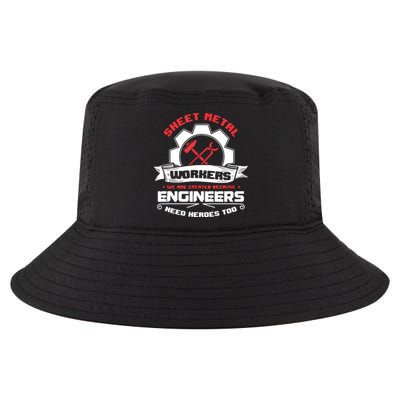 Awesome Sheet Metal Worker Engineer's Heroes Welder Cool Comfort Performance Bucket Hat