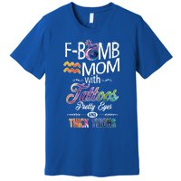 Aquarius Symbole Mom With Tattoos Pretty Eyes Thick Thighs Great Gift Premium T-Shirt