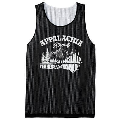 Appalachia Strong Mountain Outdoors Hiking Nc Design Mesh Reversible Basketball Jersey Tank