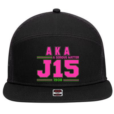 A Serious Matter J15 FounderS Day And Green Aka 7 Panel Mesh Trucker Snapback Hat