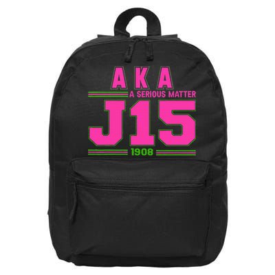 A Serious Matter J15 FounderS Day And Green Aka 16 in Basic Backpack