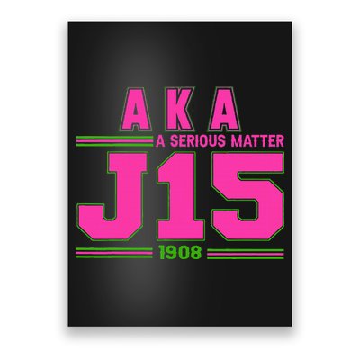 A Serious Matter J15 FounderS Day And Green Aka Poster